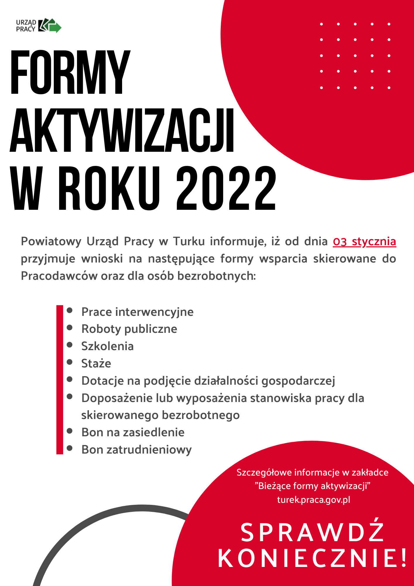 Formy aktywizacji w roku 2022