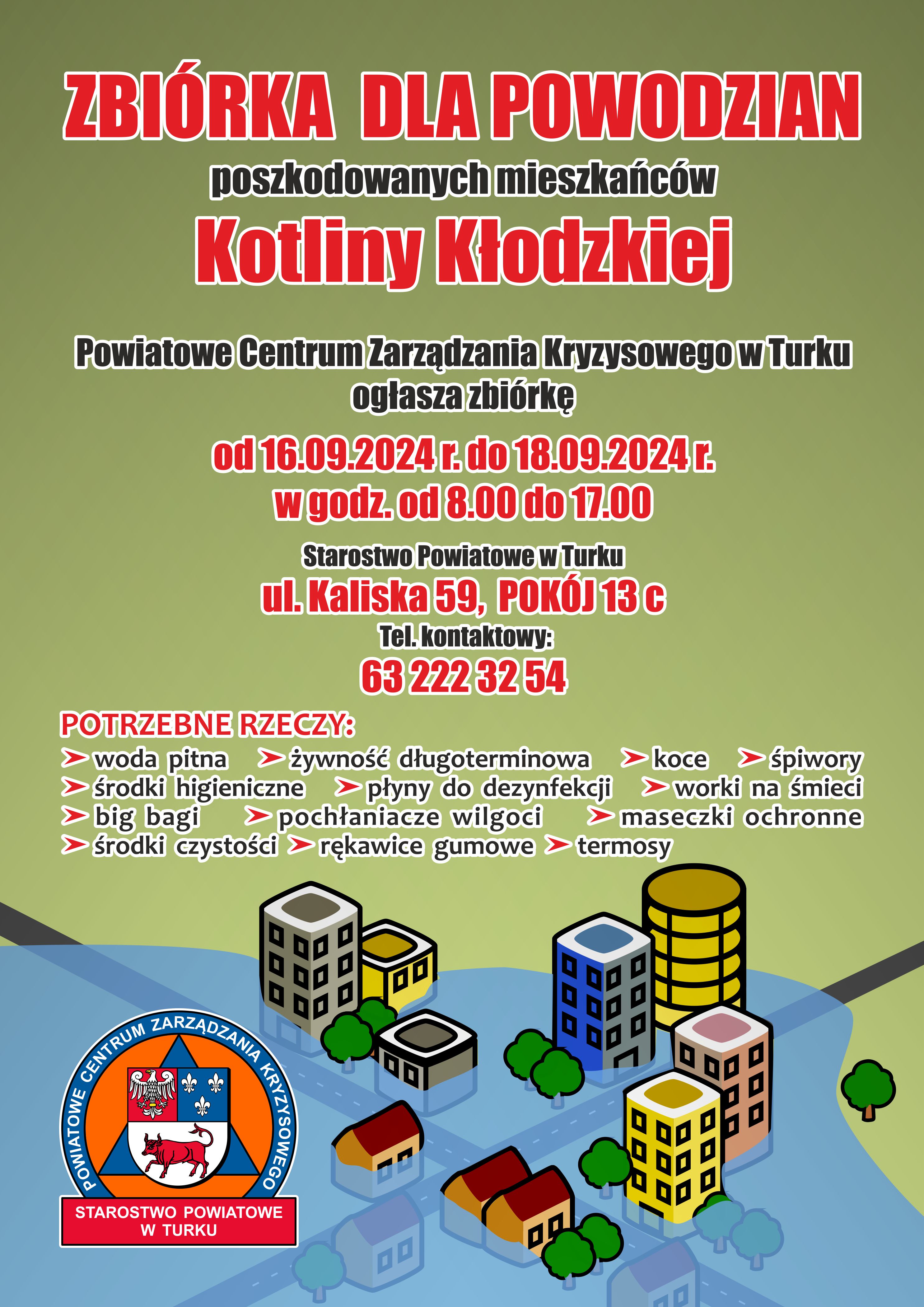 Zbiórka dla powodzian