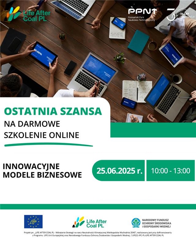 Obrazek dla: Bezpłatne szkolenie online w ramach Life After Coal!